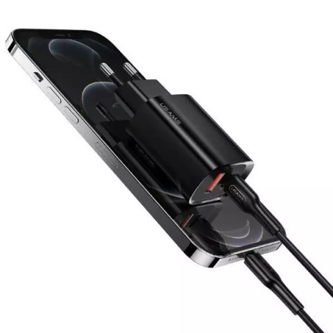 Usams USAMS Ładowarka sieciowa 1x USB-C + 1x USB T35 20W (only head) PD3.0 + QC3.0 Fast Charging biały/white CC121TC01 (US-CC121) Usams USAMS Ładowarka sieciowa 1x USB-C + 1x USB T35 20W (only head) PD3.0 + QC3.0 Fast Charging biały/white CC121TC01 (US-CC121)