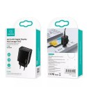 Usams USAMS Ładowarka sieciowa 1xUSB-C+1xUSB T40 20W LED (only head) PD3.0 + QC3.0 Fast Charging czarny/black CC133TC01 (US-CC133)