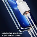 Usams USAMS Ładowarka sieciowa 1x USB-C + 1x USB T46 33W (only head) PD3.0 + QC3.0 Fast Charging czarny/black CC152TC01 (US-CC152)