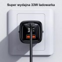 Usams USAMS Ładowarka sieciowa 1x USB-C + 1x USB T46 33W (only head) PD3.0 + QC3.0 Fast Charging czarny/black CC152TC01 (US-CC152)