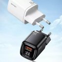 Usams USAMS Ładowarka sieciowa 1x USB-C + 1x USB T46 33W (only head) PD3.0 + QC3.0 Fast Charging czarny/black CC152TC01 (US-CC152)