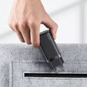 Usams USAMS Ładowarka sieciowa 1xUSB-C+1xUSB T47 65W PD Fast Charging Super Si czarny/black CC153TC01 (US-CC153)