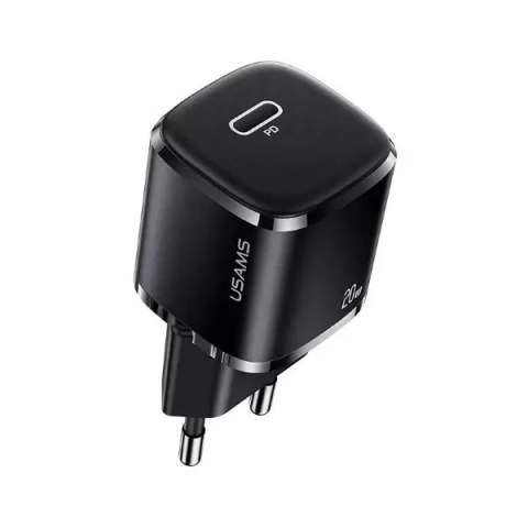 Usams USAMS Ładowarka sieciowa 1x USB-C T36 mini 20W (only head) PD3.0 Fast Charging czarny/black CC124TC01 (US-CC124) Usams USAMS Ładowarka sieciowa 1x USB-C T36 mini 20W (only head) PD3.0 Fast Charging czarny/black CC124TC01 (US-CC124)