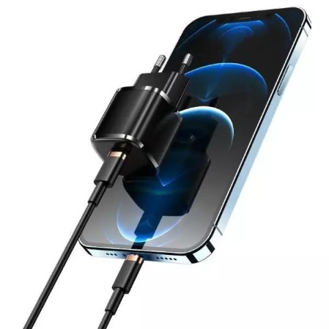 Usams USAMS Ładowarka sieciowa 1x USB-C T36 mini 20W (only head) PD3.0 Fast Charging czarny/black CC124TC01 (US-CC124) Usams USAMS Ładowarka sieciowa 1x USB-C T36 mini 20W (only head) PD3.0 Fast Charging czarny/black CC124TC01 (US-CC124)
