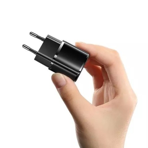 Usams USAMS Ładowarka sieciowa 1x USB-C T36 mini 20W (only head) PD3.0 Fast Charging czarny/black CC124TC01 (US-CC124) Usams USAMS Ładowarka sieciowa 1x USB-C T36 mini 20W (only head) PD3.0 Fast Charging czarny/black CC124TC01 (US-CC124)