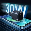 Usams USAMS Ładowarka sieciowa 1xUSB-C T45 mini 30W (only head) PD3.0 Fast Charging czarny/black CC148TC01 (US-CC148)