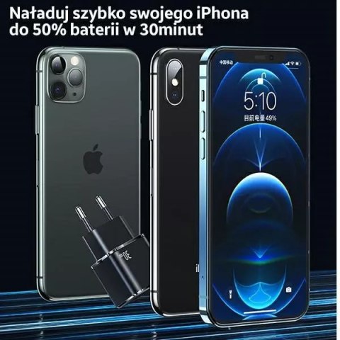 Usams USAMS Ładowarka sieciowa 1xUSB-C T45 mini 30W (only head) PD3.0 Fast Charging czarny/black CC148TC01 (US-CC148) Usams USAMS Ładowarka sieciowa 1xUSB-C T45 mini 30W (only head) PD3.0 Fast Charging czarny/black CC148TC01 (US-CC148)
