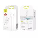 Usams USAMS Ładowarka sieciowa 1x USB T21 micro USB biały/white 2,1A Fast Charging T21OCMC01