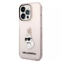 Karl Lagerfeld Etui Karl Lagerfeld KLHCP14XHNCHTCP do iPhone 14 Pro Max 6,7" hardcase Ikonik Choupette różowy/pink