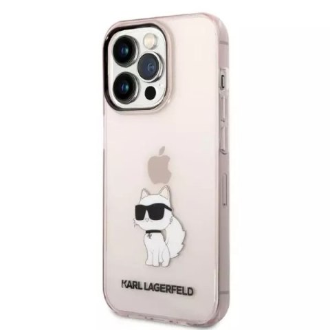 Karl Lagerfeld Etui Karl Lagerfeld KLHCP14XHNCHTCP do iPhone 14 Pro Max 6,7" hardcase Ikonik Choupette różowy/pink Karl Lagerfeld Etui Karl Lagerfeld KLHCP14XHNCHTCP do iPhone 14 Pro Max 6,7" hardcase Ikonik Choupette różowy/pink
