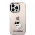 Karl Lagerfeld Etui Karl Lagerfeld KLHCP14XHNCHTCP do iPhone 14 Pro Max 6,7" hardcase Ikonik Choupette różowy/pink