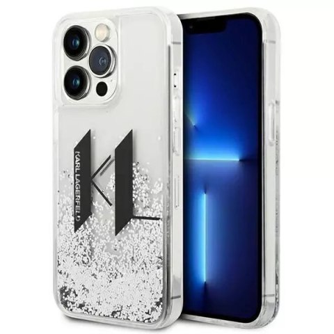 Karl Lagerfeld Etui Karl Lagerfeld KLHCP14XLBKLCS do iPhone 14 Pro Max 6,7" hardcase Liquid Glitter Big KL srebrny/silver Karl Lagerfeld Etui Karl Lagerfeld KLHCP14XLBKLCS do iPhone 14 Pro Max 6,7" hardcase Liquid Glitter Big KL srebrny/silver