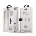 Karl Lagerfeld Etui Karl Lagerfeld KLHCP14XLBKLCS do iPhone 14 Pro Max 6,7" hardcase Liquid Glitter Big KL srebrny/silver
