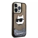 Karl Lagerfeld Etui Karl Lagerfeld KLHCP14XLNCHCK do iPhone 14 Pro Max 6,7" hardcase Glitter Choupette Head czarny/black