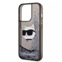 Karl Lagerfeld Etui Karl Lagerfeld KLHCP14XLNCHCK do iPhone 14 Pro Max 6,7" hardcase Glitter Choupette Head czarny/black