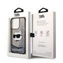 Karl Lagerfeld Etui Karl Lagerfeld KLHCP14XLNCHCK do iPhone 14 Pro Max 6,7" hardcase Glitter Choupette Head czarny/black