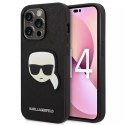 Karl Lagerfeld Etui Karl Lagerfeld KLHCP14XSAPKHK do iPhone 14 Pro Max 6,7" hardcase Saffiano Karl`s Head Patch czarny/black