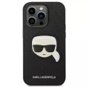 Karl Lagerfeld Etui Karl Lagerfeld KLHCP14XSAPKHK do iPhone 14 Pro Max 6,7" hardcase Saffiano Karl`s Head Patch czarny/black