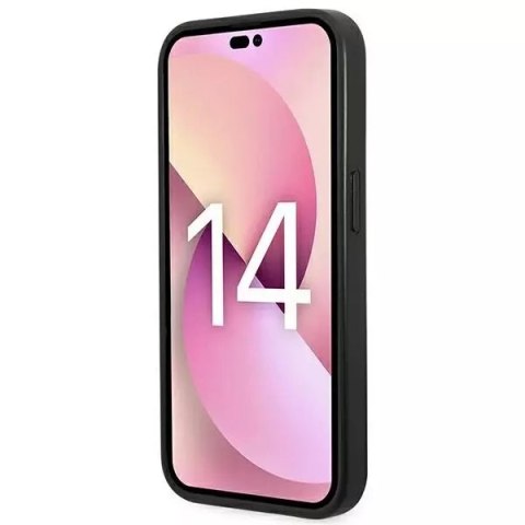 Karl Lagerfeld Etui Karl Lagerfeld KLHCP14XSAPKHK do iPhone 14 Pro Max 6,7" hardcase Saffiano Karl`s Head Patch czarny/black Karl Lagerfeld Etui Karl Lagerfeld KLHCP14XSAPKHK do iPhone 14 Pro Max 6,7" hardcase Saffiano Karl`s Head Patch czarny/black