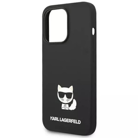Karl Lagerfeld Etui Karl Lagerfeld KLHCP14XSLCTBK do iPhone 14 Pro Max 6,7" hardcase Silicone Choupette Body czarny/black Karl Lagerfeld Etui Karl Lagerfeld KLHCP14XSLCTBK do iPhone 14 Pro Max 6,7" hardcase Silicone Choupette Body czarny/black