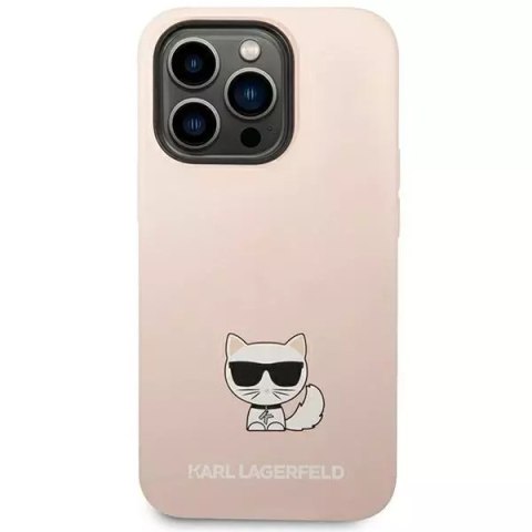 Karl Lagerfeld Etui Karl Lagerfeld KLHCP14XSLCTPI do iPhone 14 Pro Max 6,7" hardcase Silicone Choupette Body jasnoróżowy/light pink Karl Lagerfeld Etui Karl Lagerfeld KLHCP14XSLCTPI do iPhone 14 Pro Max 6,7" hardcase Silicone Choupette Body jasnoróżowy/light pink