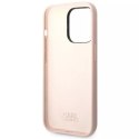 Karl Lagerfeld Etui Karl Lagerfeld KLHCP14XSLCTPI do iPhone 14 Pro Max 6,7" hardcase Silicone Choupette Body jasnoróżowy/light pink