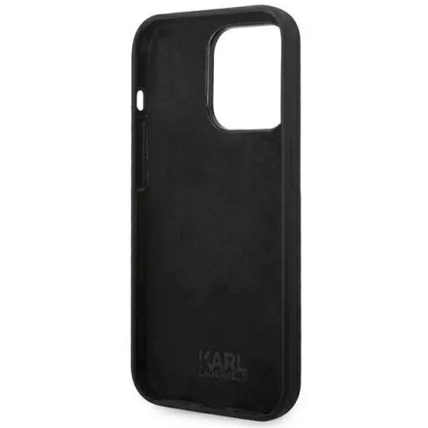 Karl Lagerfeld Etui Karl Lagerfeld KLHCP14XSLKHBK do iPhone 14 Pro Max 6,7" hardcase Silicone Karl`s Head czarny/black Karl Lagerfeld Etui Karl Lagerfeld KLHCP14XSLKHBK do iPhone 14 Pro Max 6,7" hardcase Silicone Karl`s Head czarny/black