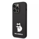 Karl Lagerfeld Etui Karl Lagerfeld KLHCP14XSNCHBCK do iPhone 14 Pro Max 6,7" hardcase Silicone Choupette czarny/black
