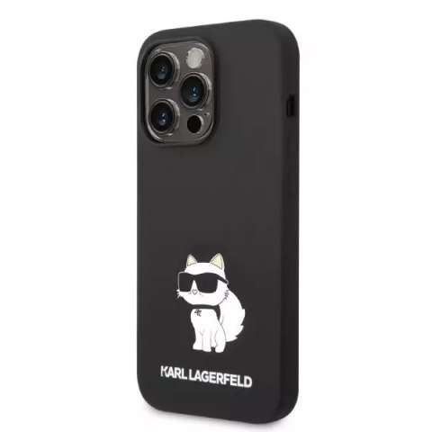 Karl Lagerfeld Etui Karl Lagerfeld KLHCP14XSNCHBCK do iPhone 14 Pro Max 6,7" hardcase Silicone Choupette czarny/black Karl Lagerfeld Etui Karl Lagerfeld KLHCP14XSNCHBCK do iPhone 14 Pro Max 6,7" hardcase Silicone Choupette czarny/black