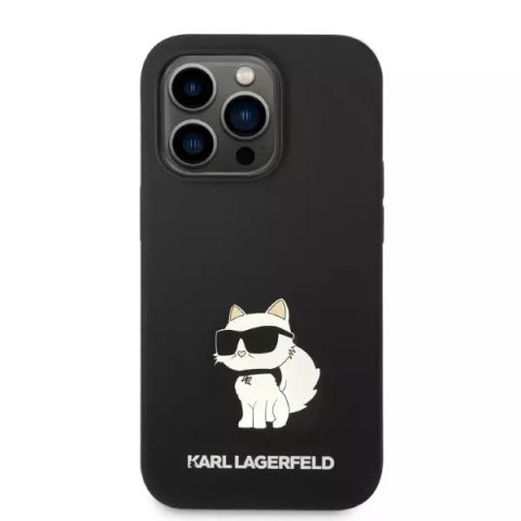 Karl Lagerfeld Etui Karl Lagerfeld KLHCP14XSNCHBCK do iPhone 14 Pro Max 6,7" hardcase Silicone Choupette czarny/black Karl Lagerfeld Etui Karl Lagerfeld KLHCP14XSNCHBCK do iPhone 14 Pro Max 6,7" hardcase Silicone Choupette czarny/black