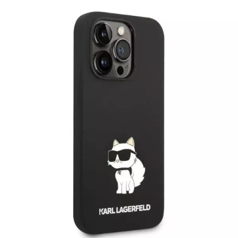 Karl Lagerfeld Etui Karl Lagerfeld KLHCP14XSNCHBCK do iPhone 14 Pro Max 6,7" hardcase Silicone Choupette czarny/black Karl Lagerfeld Etui Karl Lagerfeld KLHCP14XSNCHBCK do iPhone 14 Pro Max 6,7" hardcase Silicone Choupette czarny/black