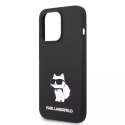 Karl Lagerfeld Etui Karl Lagerfeld KLHCP14XSNCHBCK do iPhone 14 Pro Max 6,7" hardcase Silicone Choupette czarny/black