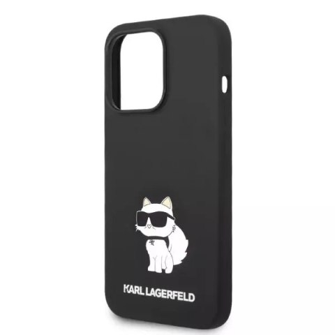 Karl Lagerfeld Etui Karl Lagerfeld KLHCP14XSNCHBCK do iPhone 14 Pro Max 6,7" hardcase Silicone Choupette czarny/black Karl Lagerfeld Etui Karl Lagerfeld KLHCP14XSNCHBCK do iPhone 14 Pro Max 6,7" hardcase Silicone Choupette czarny/black
