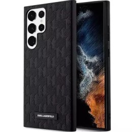 Karl Lagerfeld Karl Lagerfeld KLHCS23LSAKLHPK do Samsung Galaxy S23 Ultra S918 hardcase czarny/black Saffiano Mono Metal Logo