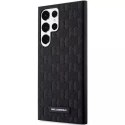 Karl Lagerfeld Karl Lagerfeld KLHCS23LSAKLHPK do Samsung Galaxy S23 Ultra S918 hardcase czarny/black Saffiano Mono Metal Logo