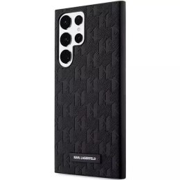 Karl Lagerfeld Karl Lagerfeld KLHCS23LSAKLHPK do Samsung Galaxy S23 Ultra S918 hardcase czarny/black Saffiano Mono Metal Logo