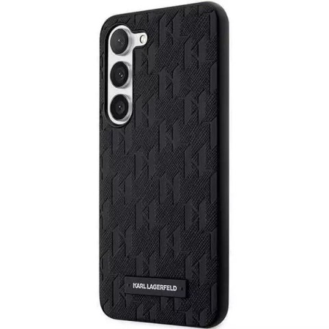 Karl Lagerfeld Karl Lagerfeld KLHCS23MSAKLHPK do Samsung Galaxy S23+ S916 hardcase czarny/black Saffiano Mono Metal Logo Karl Lagerfeld Karl Lagerfeld KLHCS23MSAKLHPK do Samsung Galaxy S23+ S916 hardcase czarny/black Saffiano Mono Metal Logo