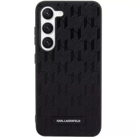 Karl Lagerfeld Karl Lagerfeld KLHCS23MSAKLHPK do Samsung Galaxy S23+ S916 hardcase czarny/black Saffiano Mono Metal Logo Karl Lagerfeld Karl Lagerfeld KLHCS23MSAKLHPK do Samsung Galaxy S23+ S916 hardcase czarny/black Saffiano Mono Metal Logo