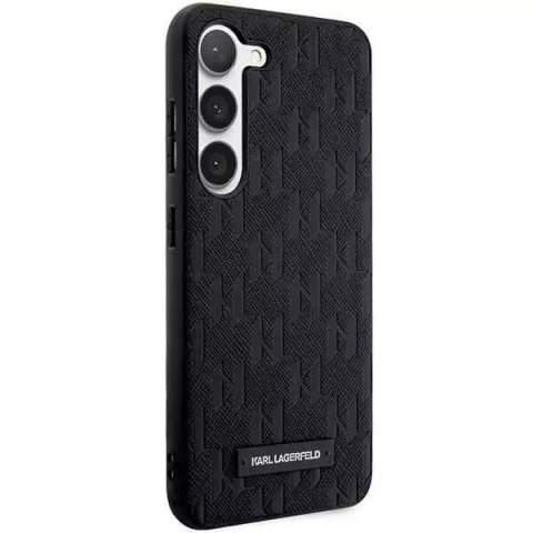 Karl Lagerfeld Karl Lagerfeld KLHCS23MSAKLHPK do Samsung Galaxy S23+ S916 hardcase czarny/black Saffiano Mono Metal Logo Karl Lagerfeld Karl Lagerfeld KLHCS23MSAKLHPK do Samsung Galaxy S23+ S916 hardcase czarny/black Saffiano Mono Metal Logo