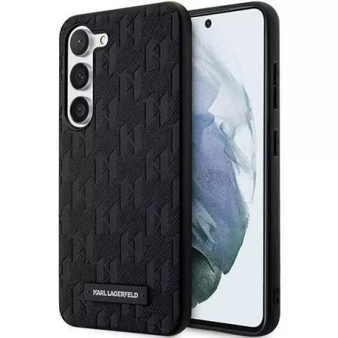 Karl Lagerfeld Karl Lagerfeld KLHCS23SSAKLHPK do Samsung Galaxy S23 S911 hardcase czarny/black Saffiano Mono Metal Logo Karl Lagerfeld Karl Lagerfeld KLHCS23SSAKLHPK do Samsung Galaxy S23 S911 hardcase czarny/black Saffiano Mono Metal Logo