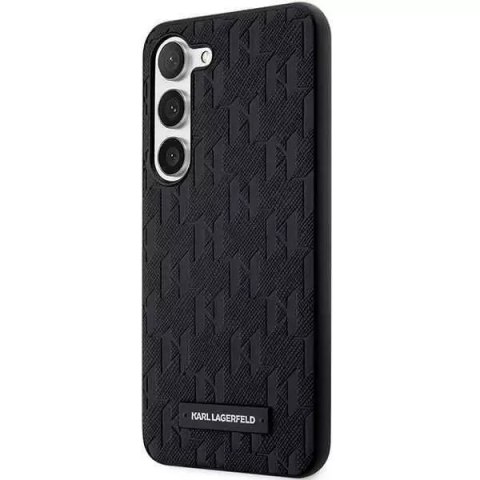 Karl Lagerfeld Karl Lagerfeld KLHCS23SSAKLHPK do Samsung Galaxy S23 S911 hardcase czarny/black Saffiano Mono Metal Logo Karl Lagerfeld Karl Lagerfeld KLHCS23SSAKLHPK do Samsung Galaxy S23 S911 hardcase czarny/black Saffiano Mono Metal Logo