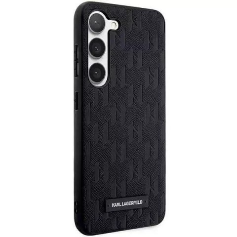 Karl Lagerfeld Karl Lagerfeld KLHCS23SSAKLHPK do Samsung Galaxy S23 S911 hardcase czarny/black Saffiano Mono Metal Logo Karl Lagerfeld Karl Lagerfeld KLHCS23SSAKLHPK do Samsung Galaxy S23 S911 hardcase czarny/black Saffiano Mono Metal Logo