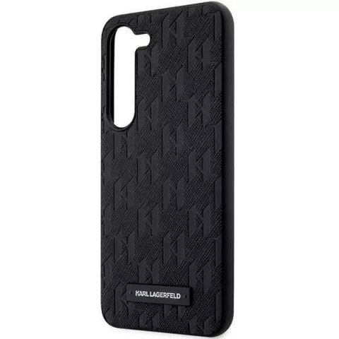 Karl Lagerfeld Karl Lagerfeld KLHCS23SSAKLHPK do Samsung Galaxy S23 S911 hardcase czarny/black Saffiano Mono Metal Logo Karl Lagerfeld Karl Lagerfeld KLHCS23SSAKLHPK do Samsung Galaxy S23 S911 hardcase czarny/black Saffiano Mono Metal Logo