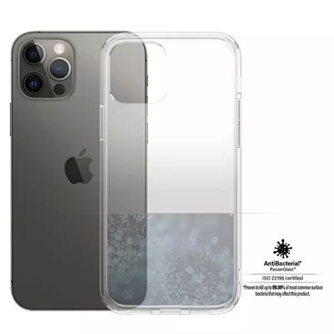PanzerGlass Etui PanzerGlass ClearCase do iPhone 12/12 Pro Antibacterial Military grade clear 0378 PanzerGlass Etui PanzerGlass ClearCase do iPhone 12/12 Pro Antibacterial Military grade clear 0378