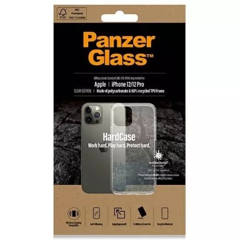 PanzerGlass Etui PanzerGlass ClearCase do iPhone 12/12 Pro Antibacterial Military grade clear 0378 PanzerGlass Etui PanzerGlass ClearCase do iPhone 12/12 Pro Antibacterial Military grade clear 0378