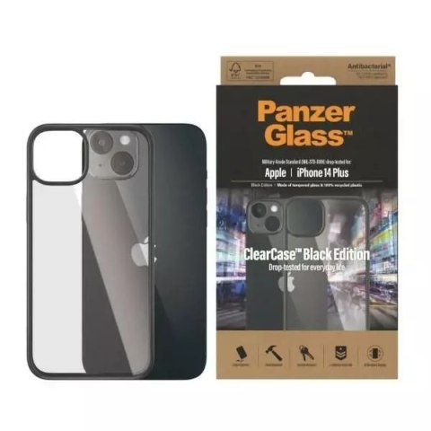 PanzerGlass Etui PanzerGlass ClearCase do iPhone 14 Plus 6,7" Antibacterial czarny/black 0407 PanzerGlass Etui PanzerGlass ClearCase do iPhone 14 Plus 6,7" Antibacterial czarny/black 0407