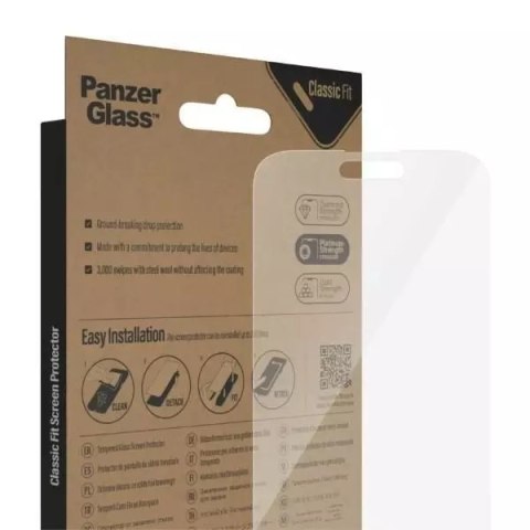 PanzerGlass Szkło PanzerGlass Classic Fit do iPhone 14 Pro Max 6,7" Screen Protection Antibacterial 2770 PanzerGlass Szkło PanzerGlass Classic Fit do iPhone 14 Pro Max 6,7" Screen Protection Antibacterial 2770