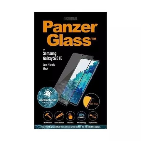PanzerGlass Szkło PanzerGlass E2E Microfracture do Sam S20 FE G781 Case Friendly Finger Print AntiBacterial czarny/black PanzerGlass Szkło PanzerGlass E2E Microfracture do Sam S20 FE G781 Case Friendly Finger Print AntiBacterial czarny/black
