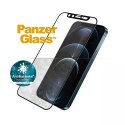 PanzerGlass Szkło PanzerGlass E2E Microfracture do iPhone 12 Pro Max 6,7" CamSlider Swarovsky Case Friendly AntiBacterial czarny/black