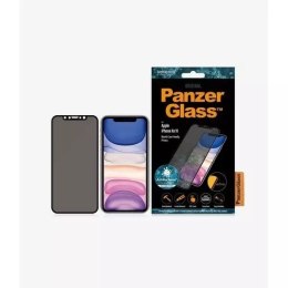 PanzerGlass Szkło PanzerGlass E2E Super+ do iPhone XR/11 Case Friendly Privacy czarny/black
